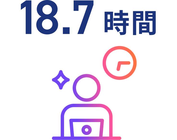 残業時間18.7時間
